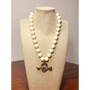 Women's Beaded Key to My Heart Beaded Rhinestone Necklace